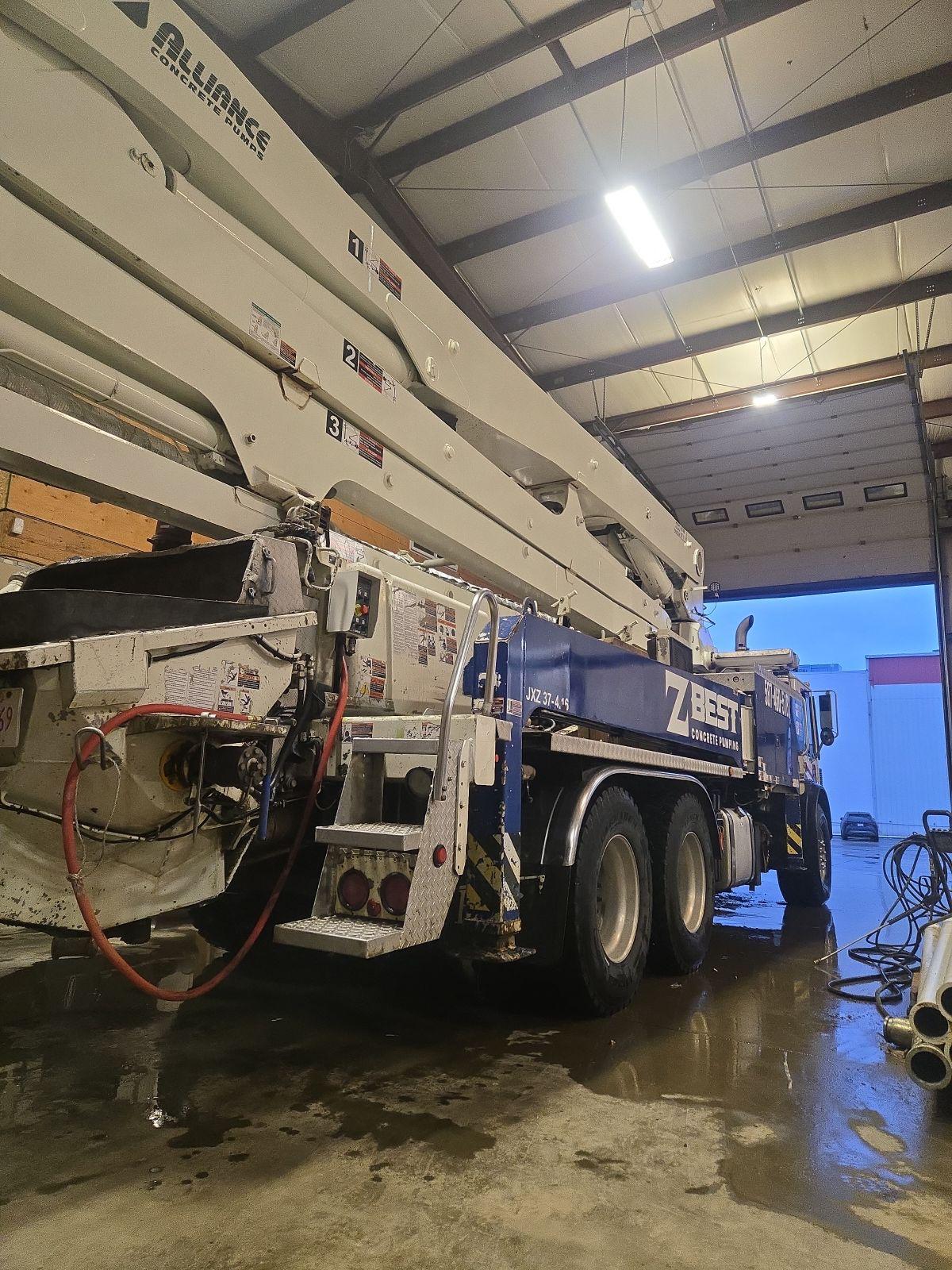 Commercial concrete pumping project completed in Edmonton