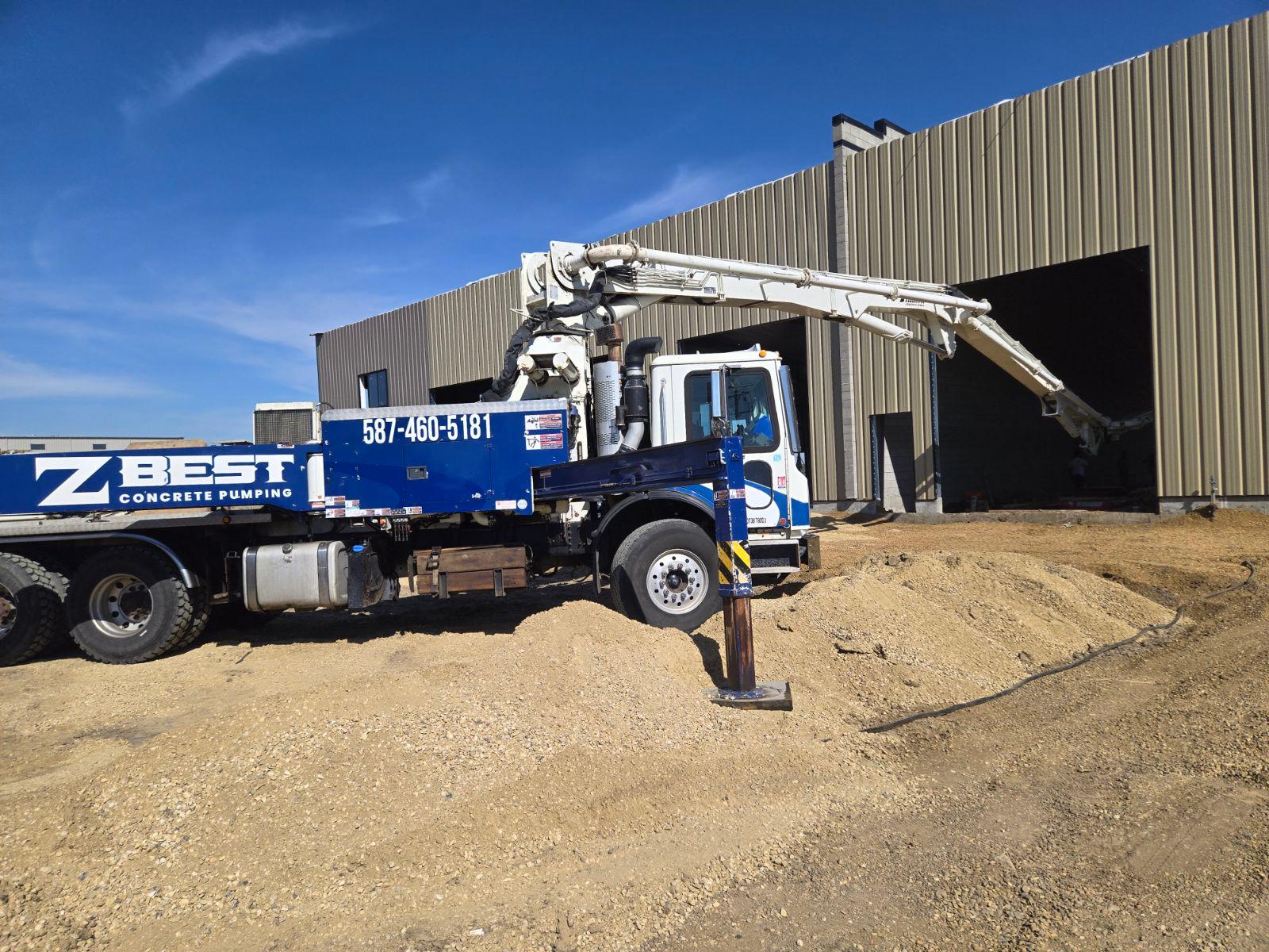 Industrial concrete pumping – plants and infrastructure in Alberta