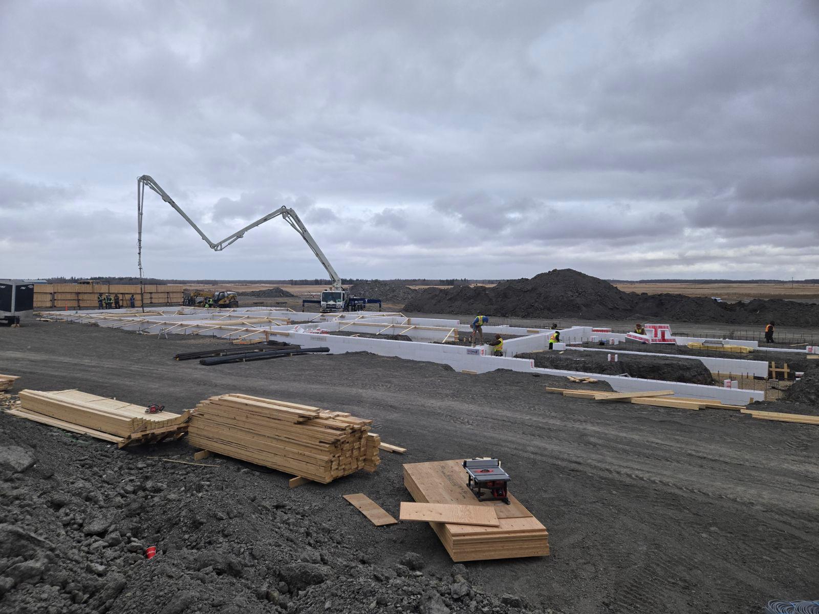 Residential concrete pumping in Edmonton Alberta – ZBest