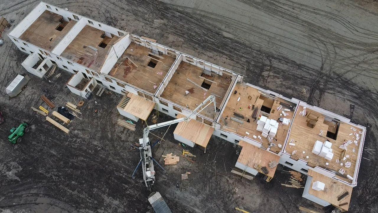 Line pump concrete pumping service in Edmonton – ZBest Concrete Pumping